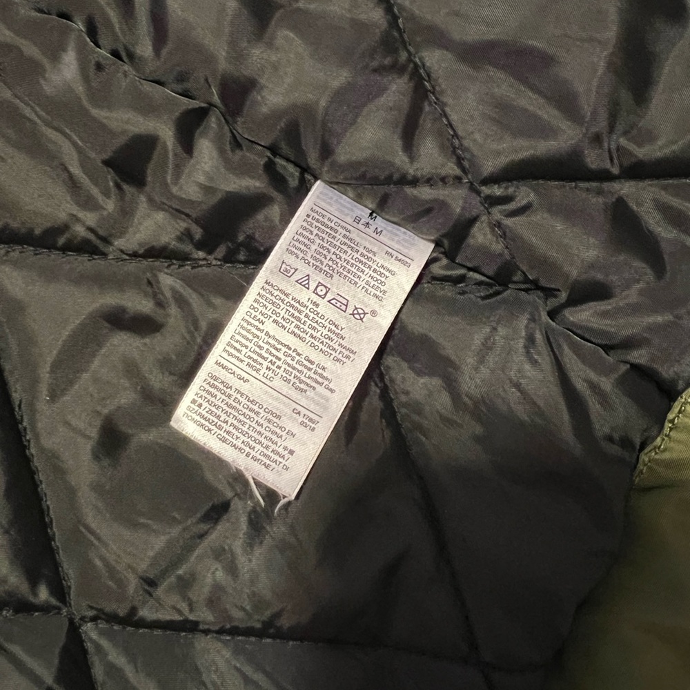 Gap Olive Green Womens Jacket size M